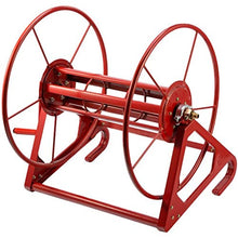 Hose Reels Decorative Garden Hose Storage Large Swimming Pool Injection Pipe Storage Rack, Outdoor Garden Wheel Decoration Statue Large 300M Hose Reel (Color : Hose Reel+200M Pipe)