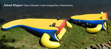 Island Hopper Gator Monster Tail Water Trampoline Bouncer Slide Yellow