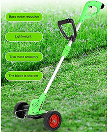 AMYYTL Household Small Multifunctional Lawn Lithium Battery Mower Cutting Diameter Electric Hand Push Lawn Mower
