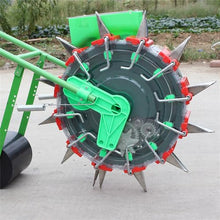 Garden Push Corn Seeder Planter, Seed Sower & Fertilizer Applicator,Lawn & Garden Spreaders Portable Hand Push Seeder, Hand Seed Spreader Fertilizer Applicator,12 Mouths