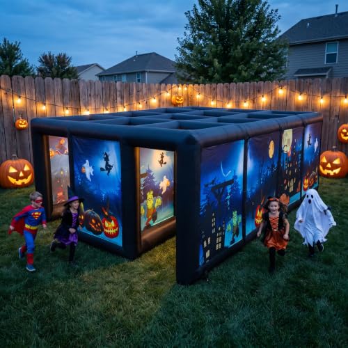 Inflatable Halloween Maze 6x4x2m for Party, Event, Carnival