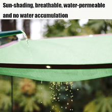 HQQMNY Awning with Eyelets, 90% Shading Rate Shade Net, Sun Net, Shade Net, Garden Umbrella, Privacy Screen for Garden, Plants, Greenhouse(Green,12m x 14m)