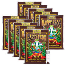 FoxFarm Happy Frog Potting Soil with 2 Plant Tags, 2cu ft (10 Pack)