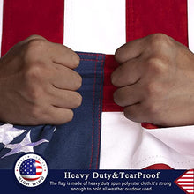 DANF FLAG American Flag 30x50 ft Super Tough Tearproof Spun Polyester