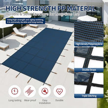 25 x 45ft Pool Safety Cover, Fits 23 x 43ft Rectangular Swimming Pools