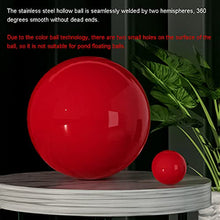 mirror finish garden ball,gazing balls, Stainless Steel Hollow Ball,Seamless Mirror Polished Ball Mirror Ball,for Home Garden Ornament Decoration Party(Red (Color : Red) ( Color : Red , Size : 380mm