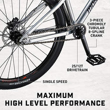 Mongoose Fireball Dirt Jump Mountain Bike 26-Inch Chrome