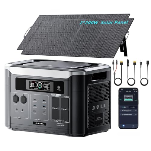 BP3000 Portable Power Station 3200W Solar Generator with 2x200W Panels