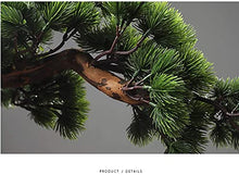 LSHAOBO Artificial Bonsai Tree Fake Plant Decoration Potted Houseplant Japanese Pine Bonsai Plant Decoration Desktop Display
