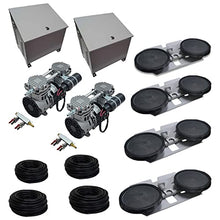 Pro Aeration System with Cabinet - Dual 1/2 HP Pond Aerator Pumps