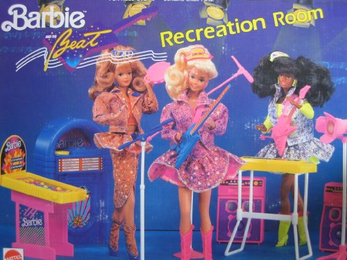 Barbie The Beat Recreation Room Playset with Wurlitzer & Pinball Machine (1990)