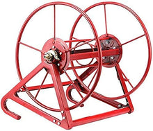 Heavy Duty Metal Garden Hose Reel Cart Water Hose Storage Holder for Yard Plant and Garden (Holds 200M Hose)
