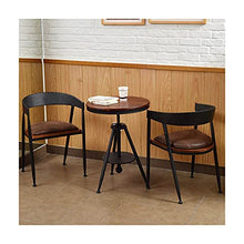 Dining Table Round Small Office Table Conference Table Coffee Meeting Table Outdoor Side Table (Color:1,Size:55cm in Diameter) (1 60cm in diameter)