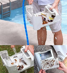 KANGJIEM Automatic Robotic Pool Cleaner, Cordless Pool Vacuum, Dual-Drive Motors Self-Parking Pool Cleaner Vacuum for In Ground Flat Pools Up to 150 Sq (Lasts 240 Mins)