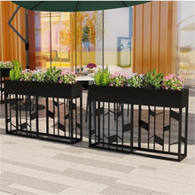 FYorbitH Flower Box Partition Fence Planter Low Height Screen Flower Rack