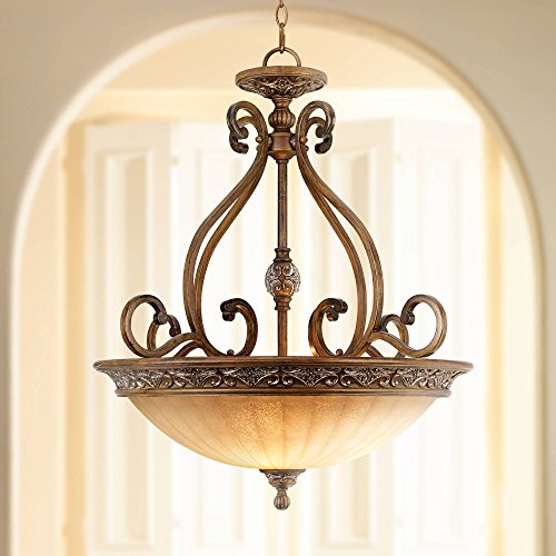 Sterling Estate 26 1/2" Wide Glass Bowl Pendant Light Light Fixture