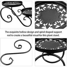 RWGOVLU Plant Stand Indoor Metal Plant Stands Indoor Balcony Flower Stand Garden Plant Holders Display Iron Flower Rack