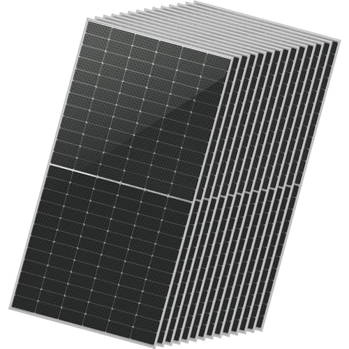 SUNGOLDPOWER 14PCS 560W Bifacial Solar Panel,N-Type 16BB,PERC Half-Cut Cell,Vmp 42.1V/PCS,Up to 30% Extra Power,IP68,48V Solar Panel for RV Home Farm Trailer Marine Off-Grid System(14*560W Bifacial)