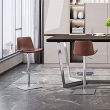 HASMI Counter Stools Bar Chair Modern Stainless Steel Back Chair Home Kitchen Decoration High Stool Restaurant Kitchen Lift Adjustable Bar Stool Swivel Bar Chairs Bar Stools (Color : B)