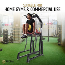 RYAN SHERWOOD Power Tower - Commercial Chin Dip Station with Vertical Knee Raise, 275 lb Capacity