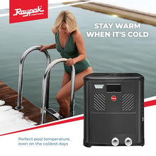 Raypak Crosswind V Pool Heat Pump - Spa and Pool Heater with Free Wi-Fi for Fleet Monitoring, Hybrid Heating for Above Ground and In-Ground Pools