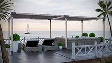 TOJAGRID Double Pergola Kit with 2 Shade Sails for 4x4 Wood Posts 12x16 Black