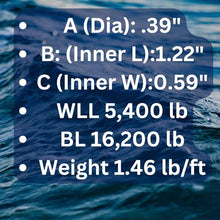 Smart Choice Marine Hot Dipped Galvanized BBB High Test Marine Anchor Chain 3/8" x 200 feet