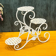 iumLeap Plant Stand Iron Flower Shelf Rack Home Floor-Style Living Room Flower Pot Shelf 3Layers Indoor Outdoor Garden Flower Stand