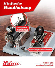 Wilesco D20 Steam Engine Model