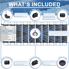 Fenix Pool Solar Sun Value Solar Pool Heater DIY Kit Black