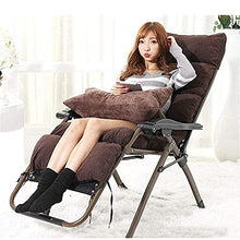 JIOLLGBBM Folding Outdoor Lounge Chair, Sun Lounger, Zero Gravity Chair, Adjustable Padded Lounger Chair, Soft and Comfortable, Supports Over 440 lbs/200 kg