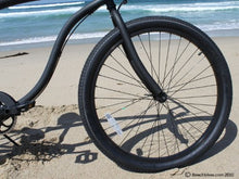 Firmstrong Bruiser Man 3-Speed Beach Cruiser Bicycle Matte Black