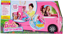 Barbie Pop-Up Camper 3-Story Play Set with Pool, Pink