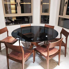 Round Glass Table Top, Black, Glass Table Top, Tempered Glass Cover Sheet, Round Glass Dining Table Top, Clear Circular Dining Table Top, Tempered Flat Edge Polish Glass Table Top ( Size : 90CM(36INCH
