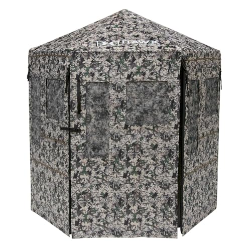 Hawk Hunting Warrior Camo Ground Panel Blind 72" L x 78" T