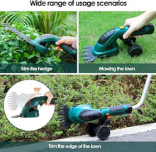 7.2V 2-in-1 Cordless Telescopic Hedge and Grass Trimmer