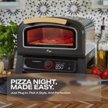 Current® Model P Smart Electric Pizza Oven, 12-Inch Stone, Slate