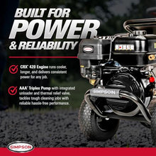 Simpson PowerShot 4400 PSI Gas Pressure Washer, 4.0 GPM, CRX 420cc Engine