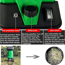 ZWHLYLY Electric Garden Shredder Wood Chipper,2400W Multifunctional Leaf Branch Shredder with Debris Bag, Max.40mm Cutting Capacity,Leaf Mulcher for Lawn and Garden Use