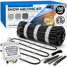 SNOWMELTZ 130 Sqft Embedded Heated Driveway System