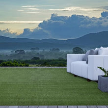 iCustomRug Synthetic Grass Rug – 12 x 18ft Lawn Green Turf Carpet for Patios, Yards, Boats, Camping – Indoor/Outdoor Use