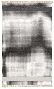 Jaipur Living Indoor Outdoor 9x12 Large Area Rug Striped Dark Gray