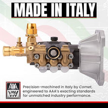 DW3635 AAA OEM Horiztonal Triplex Plunger Pump 3600 Max PSI, 3.5 GPM, 1" Hollow Shaft Compatible with Simpson, DeWalt, MI-T-M, and other major pressure washer brands