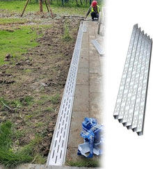 YXEDPBF Commercial Narrow Drainage Grates for Showers Patios and GaragesMetal French Drain Kit for Outdoor Flower Beds and Driveways Durable and Efficient Water Management Soluti