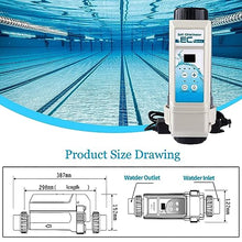 Salt Chlorine Machine, Salt Chlorinator SPA Swimming Pool Chlorine Generator Swimming Pool Chlorinator Automatic Salt Water Pool Generator (16g)