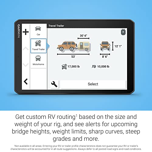 Garmin RV 895 8” GPS RV Navigator (Renewed)
