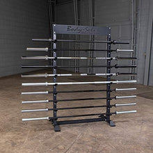 Body-Solid Horizontal Barbell Rack Black