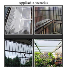 LFFH Polycarbonate Roofing Sheet,0.8mm Waterproof Transparent Daylighting Panels Outdoor Garden Clear Roofing Panels Easy to Bend & Cut for Greenhouse Canopy (Color : Clear, Size : 1.5mx30m)