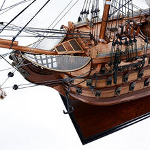 Old Modern Handicrafts HMS Victory Copper Bottom Model Red