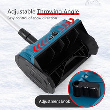 Electric Snow Removal Thrower, Flexible Snow Thrower with 26ft Throw Distance, Compact & Lightweight Snow Blower for Patio, Deck, Driveway(One Battery)